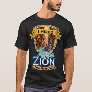 Zion National Park Utah... Jag högg Narrows Retro T Shirt