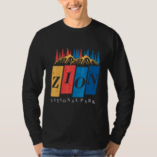 Zion National Park Utah Kanon Souvenir Vandring Ka T Shirt