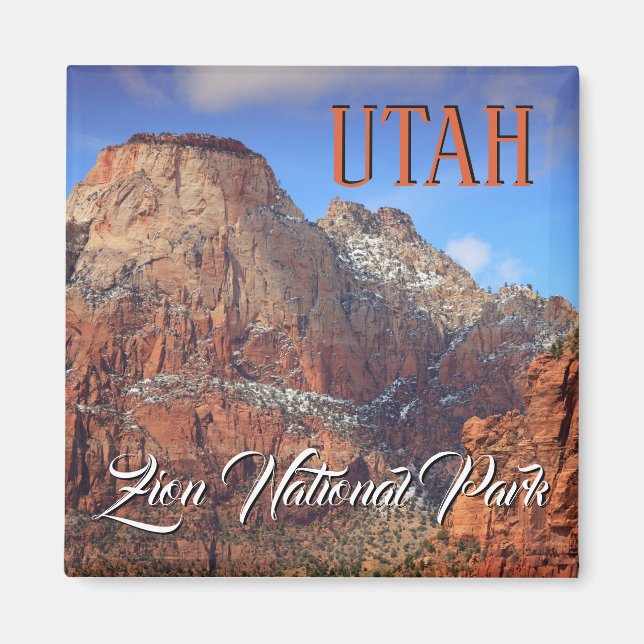 Zion National Park Utah Magnet (Framsidan)
