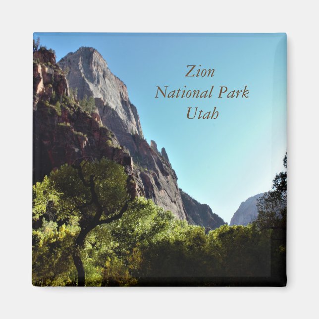 Zion National Park Utah Magnet (Framsidan)