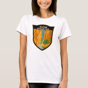 Zion National Park Utah Narrows Vintage T-Shir T Shirt