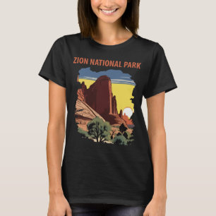 Zion National Park Utah Öken Resa T Shirt