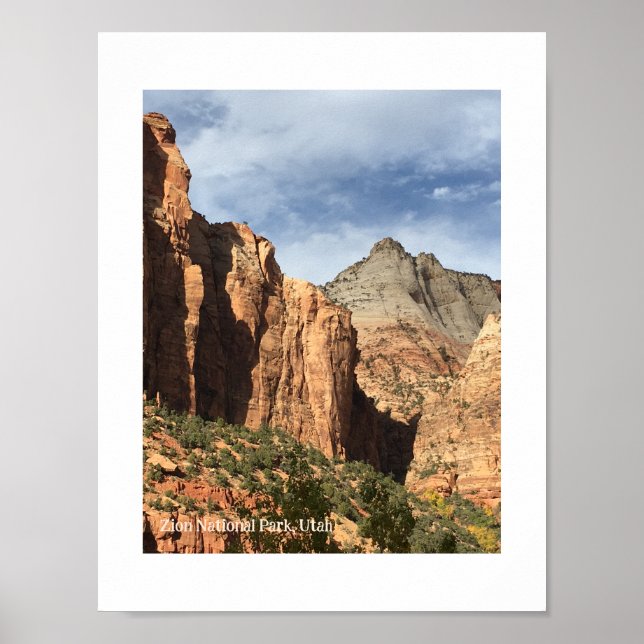 Zion National Park, Utah Poster (Framsidan)