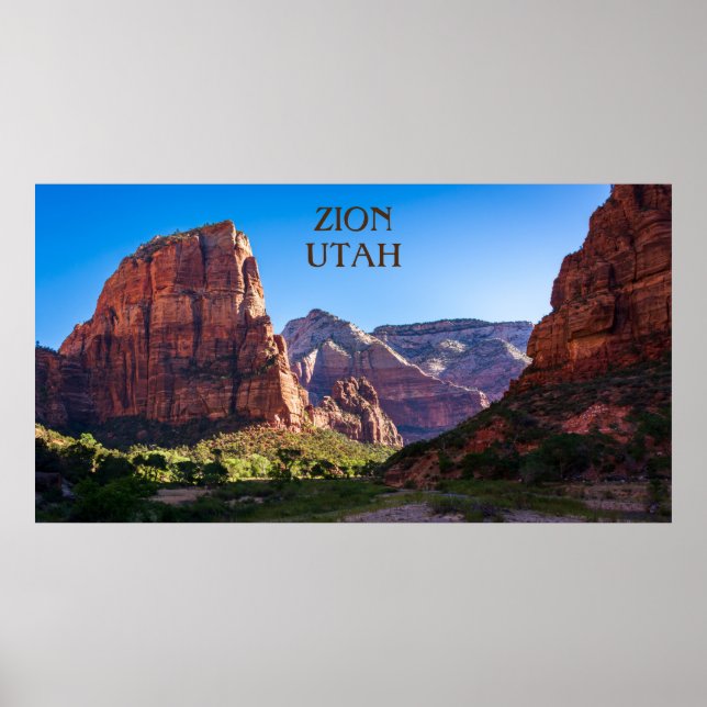 Zion National Park - Utah Poster (Framsidan)