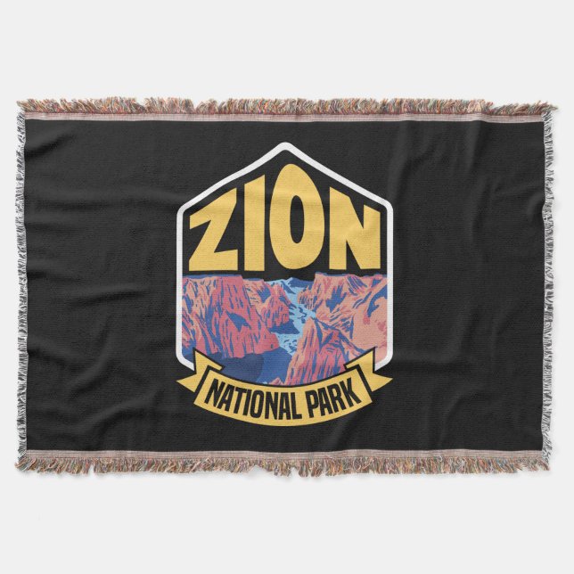 Zion National Park Utah Retro Filt (Framsidan)