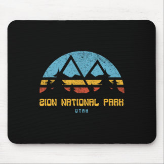 Zion National Park Utah Retro Vintage Vandring Pre Musmatta