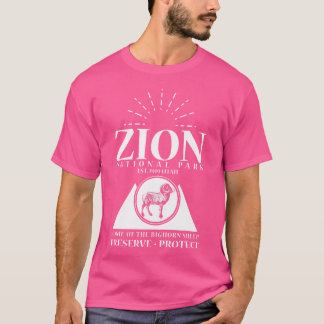 Zion National Park-Utah Souvenir-Bighorn Sheep-Hik T Shirt
