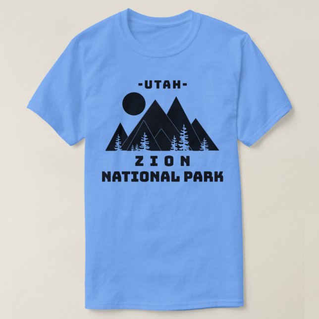 Zion National Park Utah T Shirt (Design framsida)