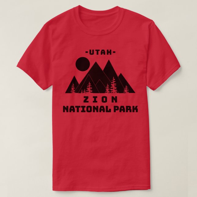 Zion National Park Utah T Shirt (Design framsida)