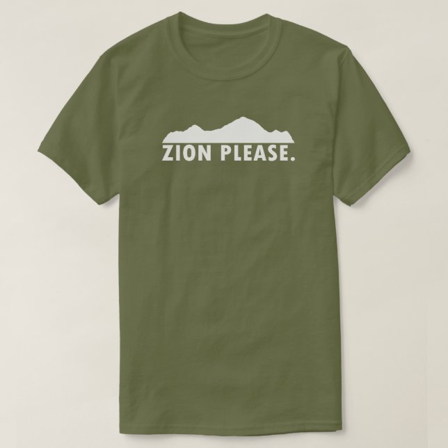 Zion National Park Utah, tack T Shirt (Design framsida)