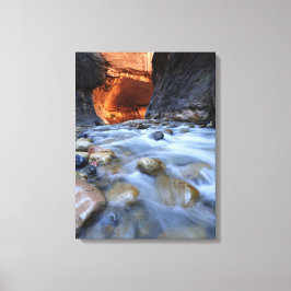 Zion National Park Utah the Narrows Fine Art Photo Canvastryck