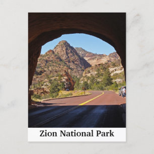 Zion National Park Utah Travel Postkort Vykort