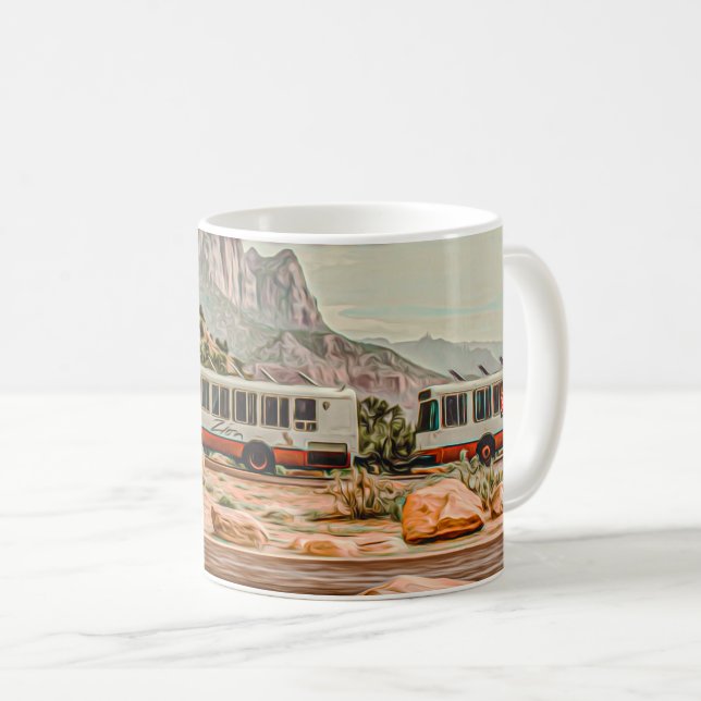 ZION NATIONAL PARK - UTAH United STATER Kaffemugg (Framsida höger)
