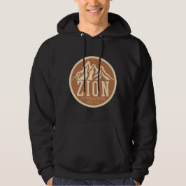 Zion National Park Utah USA Outdoor Retro Hoodie