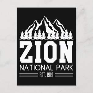 Zion National Park Utah USA, utomhusbruk Vykort