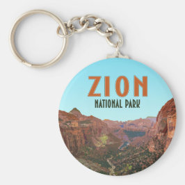 Zion National Park Utah Vintage Nyckelring