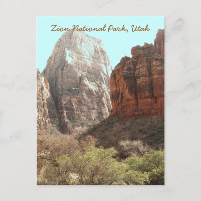 Zion National Park, Utah Vykort (Framsida)