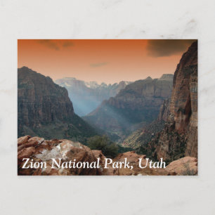 Zion National Park, Utah Vykort