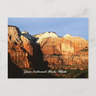 Zion National Park, Utah Vykort