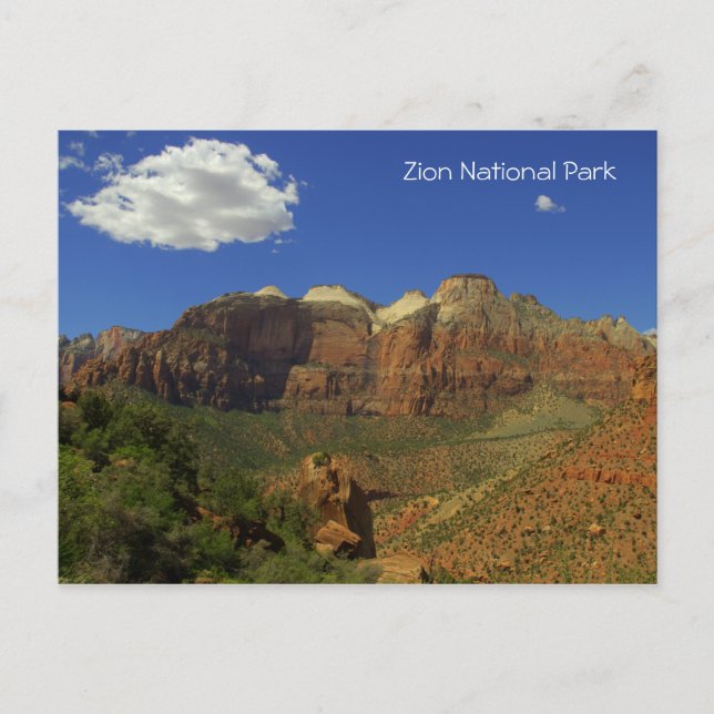 Zion National Park, Utah-vykort Vykort (Framsida)