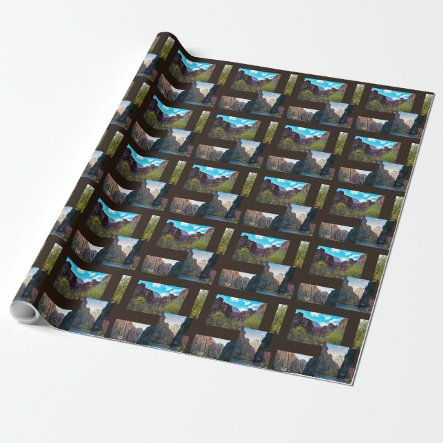 Zion National Park, Utah Wrapping Papper Presentpapper (Utrullad)