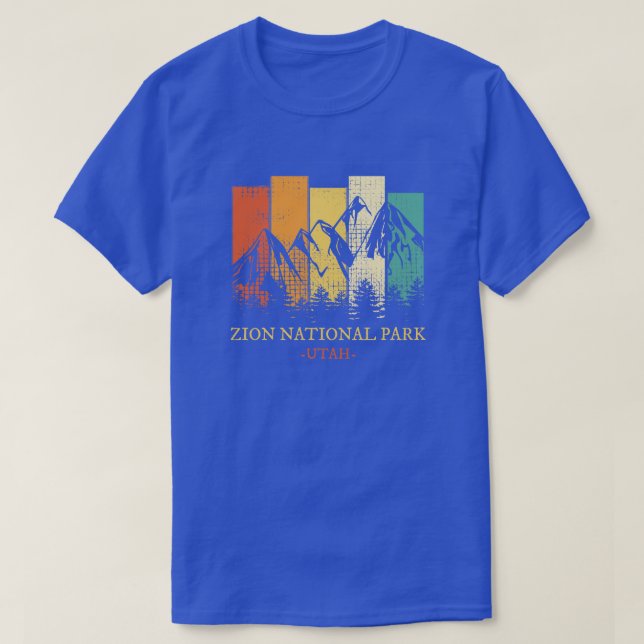 Zion National Park Vintage 2 T Shirt (Design framsida)
