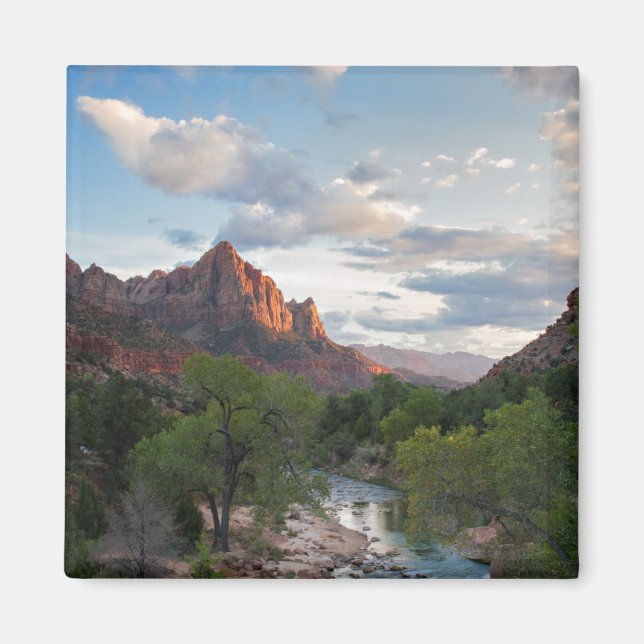 Zion National Park - Watchman Magnet (Framsidan)