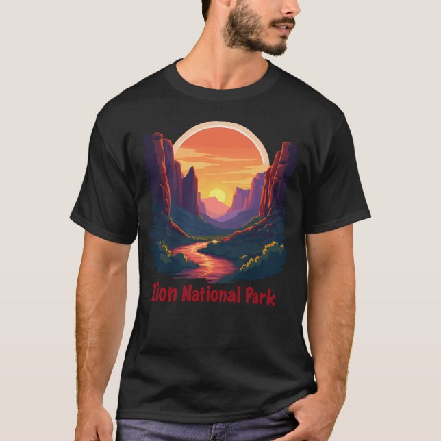 Zion National T Shirt (Framsida)