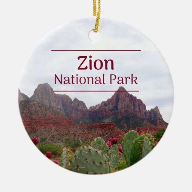 Zion nationalpark Julgran Ornament (Framsidan)