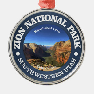 Zion nationalpark julgransprydnad metall