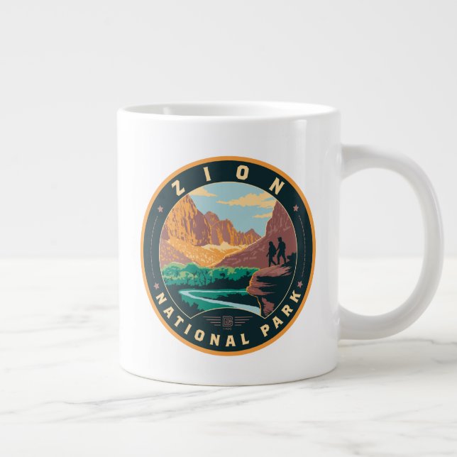 Zion nationalpark jumbo mugg (Höger)