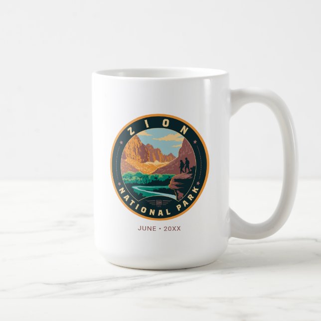 Zion nationalpark kaffemugg (Höger)