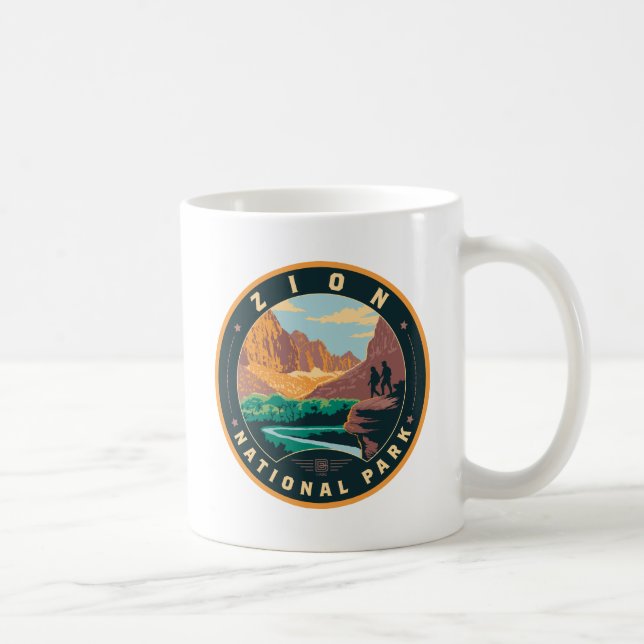 Zion nationalpark kaffemugg (Höger)