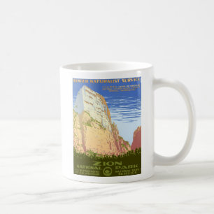 Zion nationalpark kaffemugg