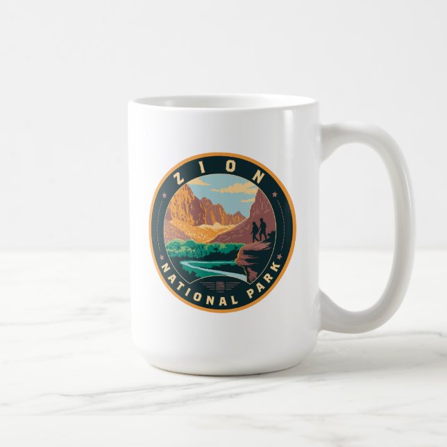 Zion nationalpark kaffemugg (Höger)