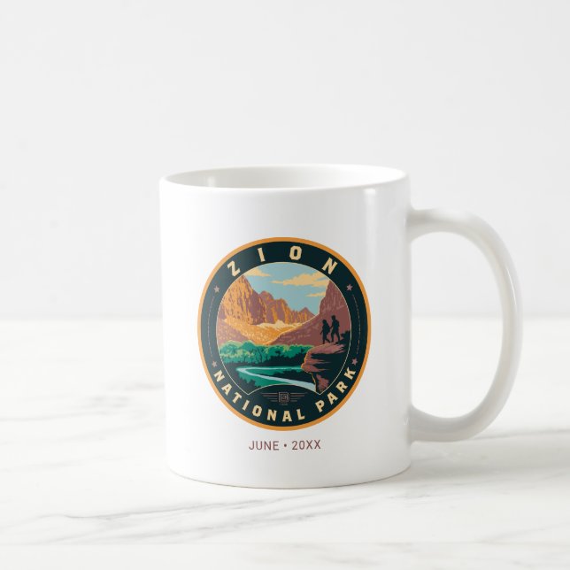 Zion nationalpark kaffemugg (Höger)