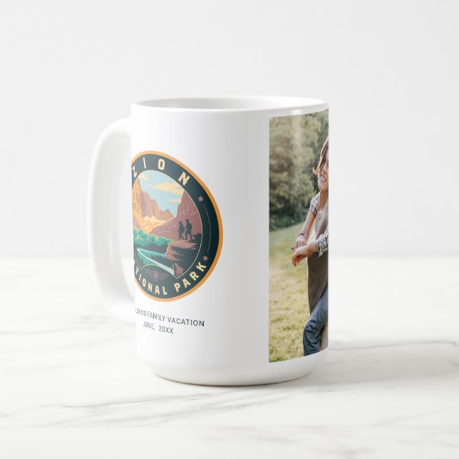 Zion nationalpark kaffemugg (Framsida vänster)