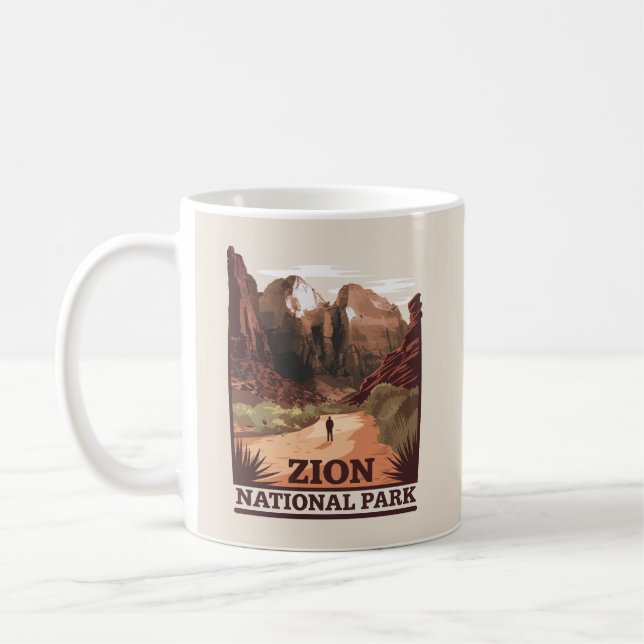 Zion nationalpark kaffemugg (Vänster)