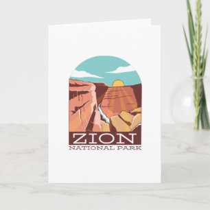 Zion nationalpark kort