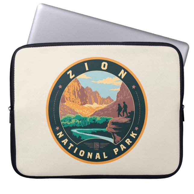 Zion nationalpark laptop fodral (Framsidan)