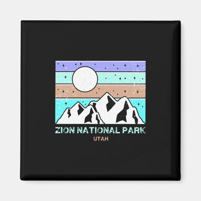 Zion nationalpark magnet (Framsidan)