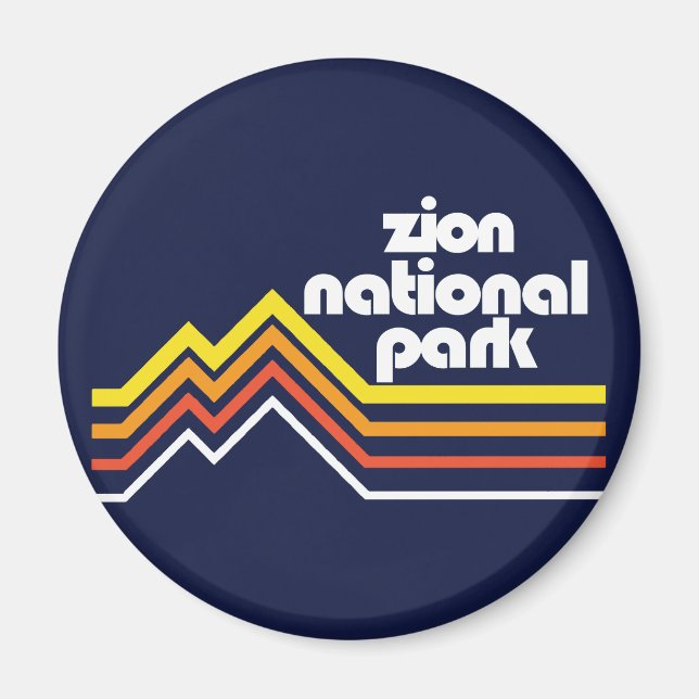 Zion nationalpark magnet (Framsidan)