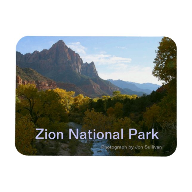 Zion nationalpark magnet (Horisontell)