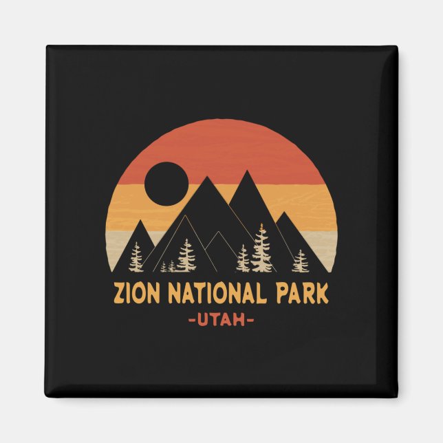 Zion nationalpark magnet (Framsidan)