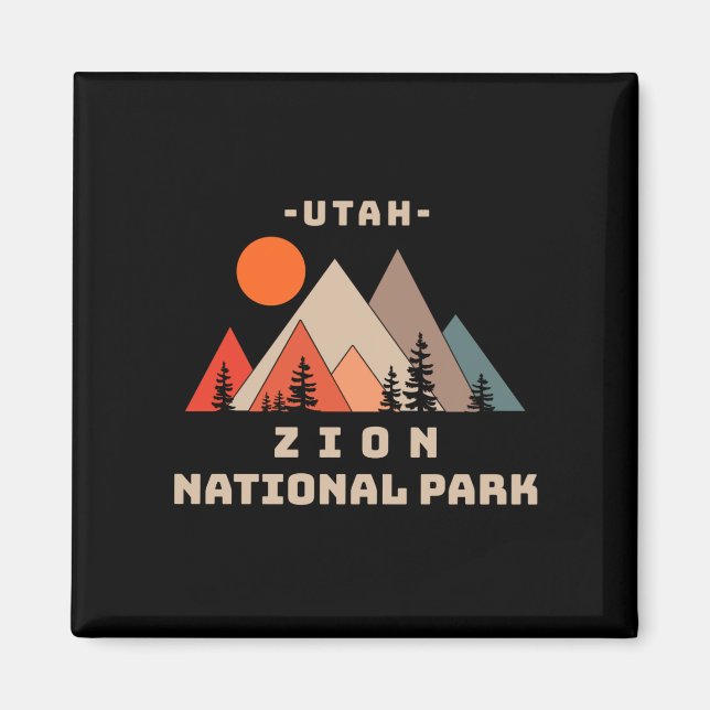 Zion nationalpark magnet (Framsidan)