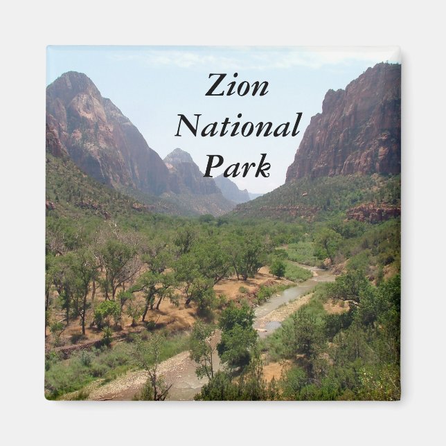 Zion nationalpark magnet (Framsidan)