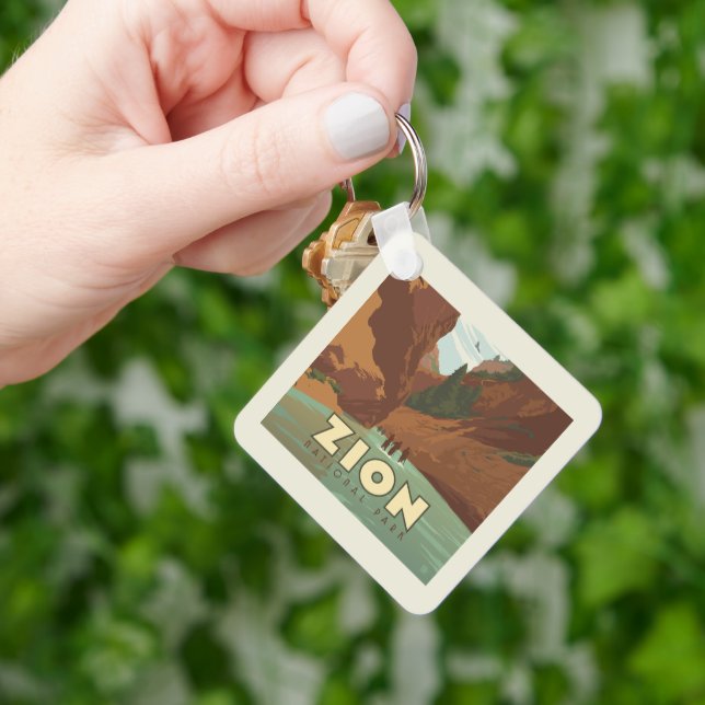 Zion nationalpark | Narrows Nyckelring (Hand)