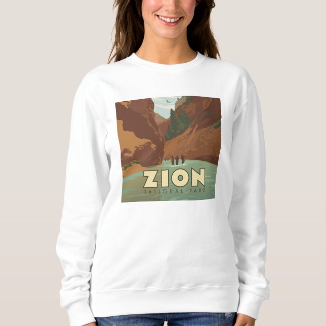 Zion nationalpark | Narrows T Shirt (Framsida)