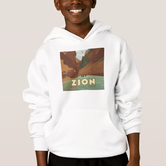 Zion nationalpark | Narrows T Shirt (Framsida)
