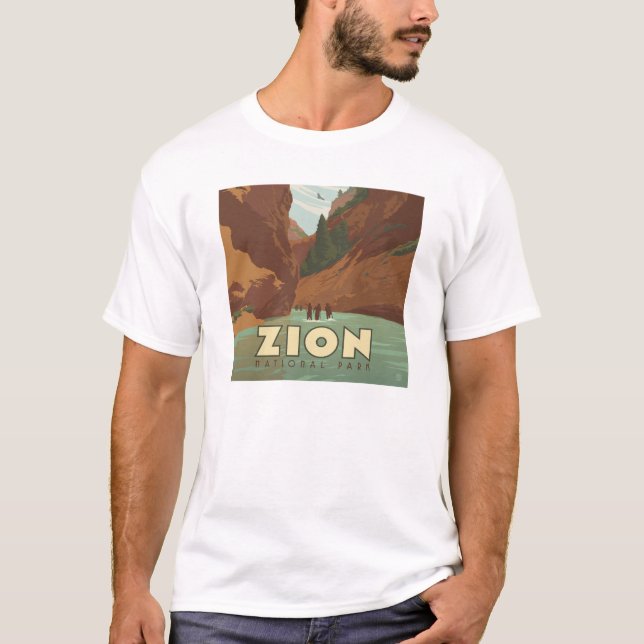 Zion nationalpark | Narrows T Shirt (Framsida)